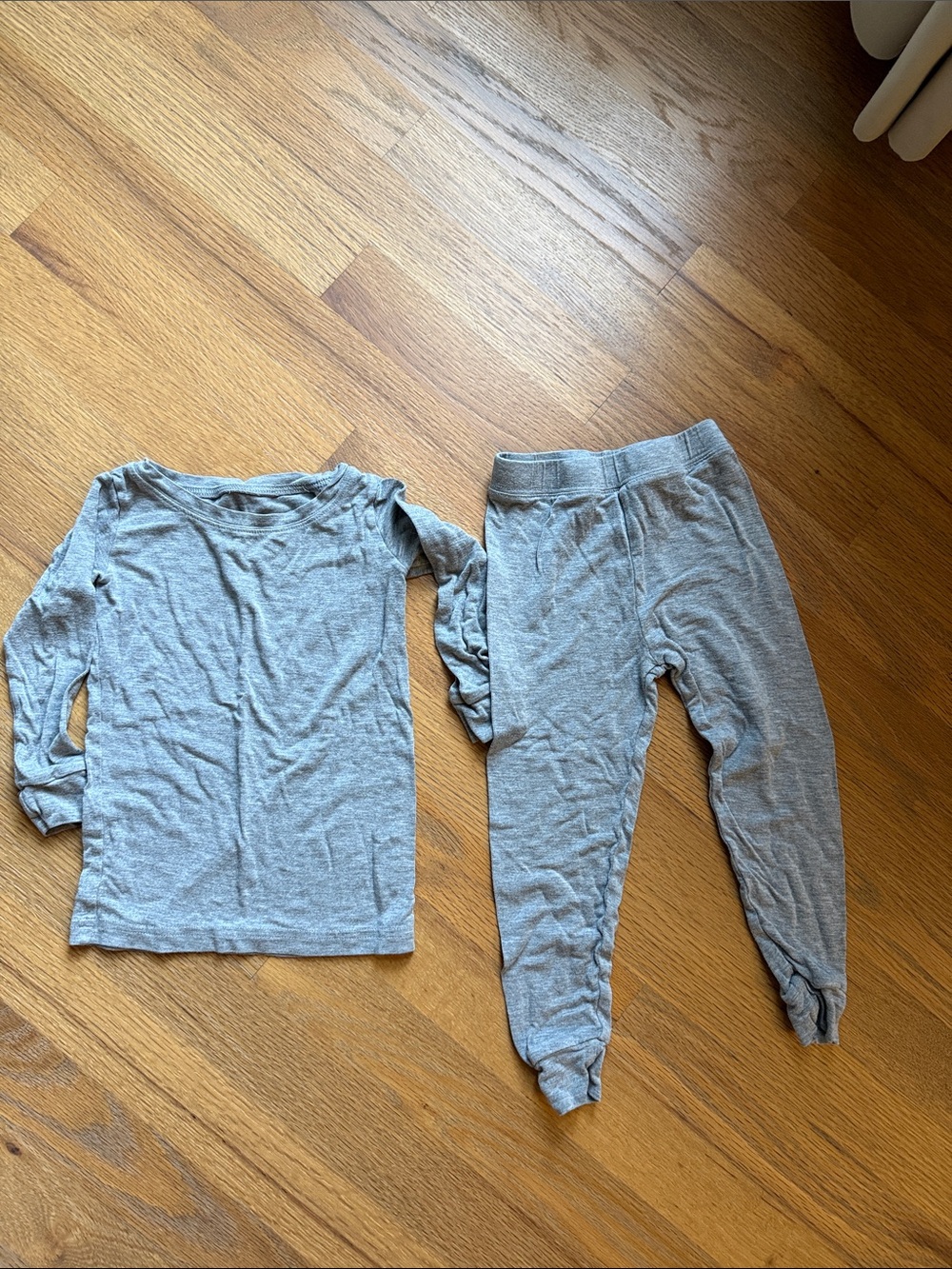 Little Sleepies Heather Gray Two-Piece Pajama Set